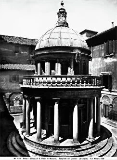 Images Dated 24th November 2010: The temple of St. Peter in Montorio, work by Donato Bramante