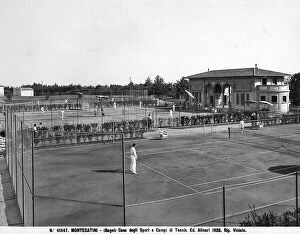 Images Dated 9th November 2011: Tennis courts in the Montecatini Spa