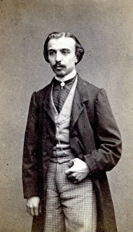Images Dated 16th May 2011: Three-quarter length portrait of Ernst Daudet, brother of the famous French author Alphonse Daudet