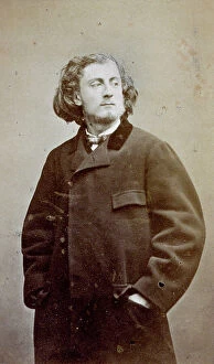 Images Dated 16th May 2011: Three-quarter length portrait of the famous French poet Catulle Mends