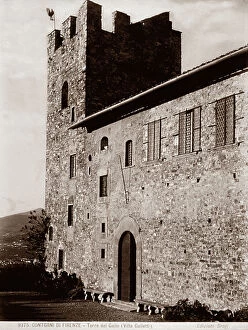 Images Dated 20th December 2010: Torre del Gallo and part of the adjacent Villa Gallina, in Florence, near Arcetri