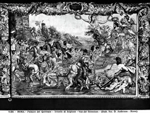 Images Dated 5th February 2010: The triumph of Scipio the African; tapestry woven by Geraert van der Strecken, Quirinal Palace, Rome