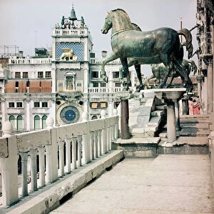 Images Dated 13th October 2009: Triumphal Quadriga or Horses of Saint Mark, St. Mark's Basilica, Venice