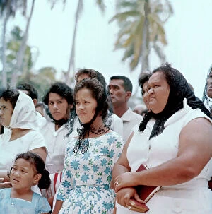 Images Dated 11th January 2012: Tuamotu Islands. Catholics