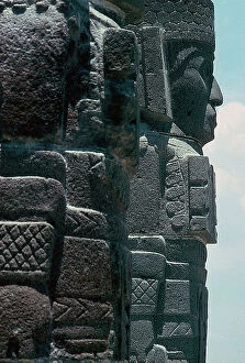 Images Dated 15th December 2009: Tula: architectural details of the Temple of the 'Morning Star'