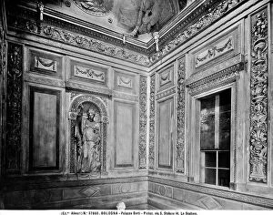 Images Dated 17th April 2012: Upper part of the opening of the large staircase of Palazzo Berti-Pichat in Bologna