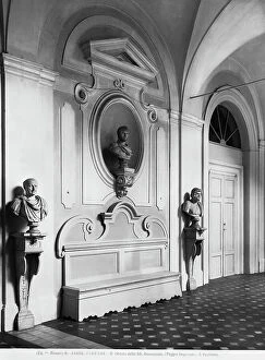 Images Dated 29th September 2009: Vestibule of the villa di Poggio Imperiale, Florence