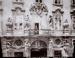 Images Dated 26th May 2009: Vienna at the time of the Austro-Hungarian Empire: palace in Singerstrasse