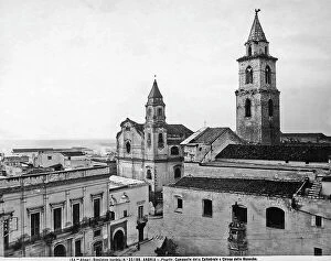 Images Dated 6th April 2012: View of Andria. In the foreground, the bell tower of the Cathedral