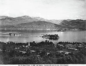 Images Dated 28th December 2012: View of the Borromean Islands on Lake Maggiore