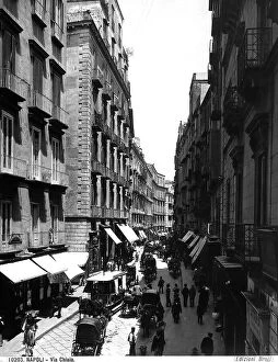 Images Dated 14th November 2006: View of the Via Chiaia (Chiaia Street) in Naples