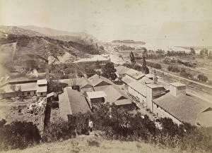 Images Dated 9th January 2008: View from above the city, image taken from the photo album 'Vistas in Chile', dated January 13, 1902
