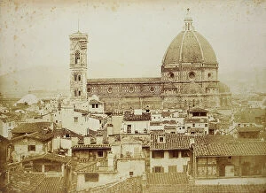 Florence Collection: Side view of the Duomo of Santa Maria del Fiore in Florence