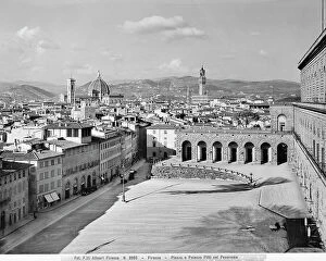 Florence Collection: View of Florence from the Piazzale di Palazzo Pitti