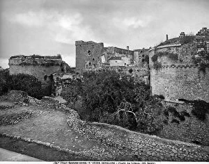 Images Dated 5th April 2012: View of the Fortress or Castle of Monti a Corigliano d?Otranto, Province of Lecce