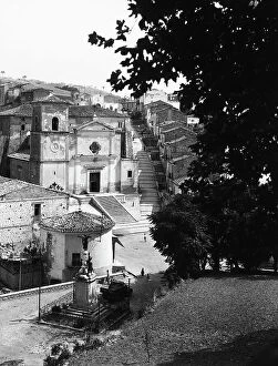 Images Dated 22nd November 2007: View of Gesualdo and the Arciconfraternita del Santissimo Rosario, near Avellino