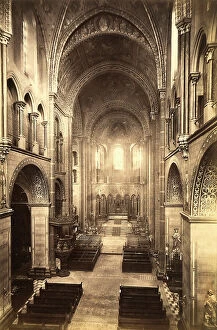 Images Dated 8th November 2011: View of Gross St. Martin church nave in Cologne