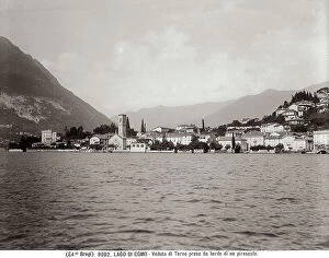 Images Dated 4th March 2008: View of the interesting tourist town of Torno on Lake Como
