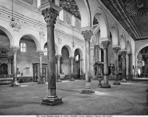 Images Dated 5th April 2012: View of the interior of the Cathedral of Otranto from the right nave. In the foreground some columns