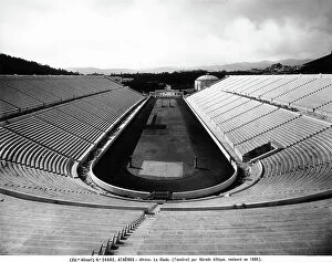 Images Dated 6th May 2009: View of the interior of the modern stadium of Athens built by De Cubertin on the occasion of