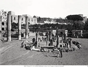 Images Dated 12th February 2010: View of the Macellum, also known as the Temple of Serapis, in Pozzuoli