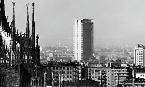 Images Dated 27th April 2011: View of Milan from the roof of the Cathedral