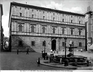 Images Dated 23rd March 2009: View of Palazzo Giraud now Torlonia in Via della Conciliazione, Piazza Scossacavalli, Rome
