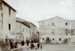 Images Dated 7th March 2011: View of Piazza dell'Unione in Talamone, provincia of Grosseto