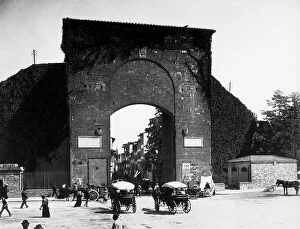 Images Dated 26th March 2010: View of the Porta San Frediano in Florence, work attributed to Andrea Pisano