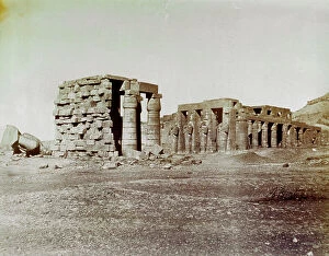 Images Dated 4th March 2010: View of the Ramesseum in Thebes