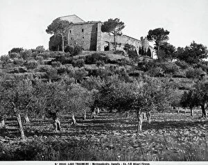Images Dated 3rd April 2012: View of Ranieri Castle in Montegualandro, environs of Lake Trasimeno
