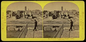 Images Dated 3rd February 2011: View of Rome from the Colosseum; Stereoscopic photograph