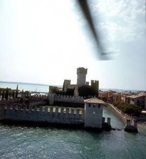 Images Dated 23rd November 2006: View of the Skaliger fortress on the Sirmione Peninsula, Lake Garda
