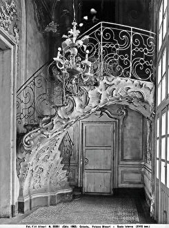 Images Dated 5th April 2012: View of the stairway of claws in Palazzo Biscari, Catania