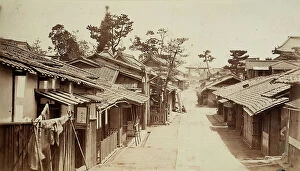 Images Dated 21st November 2011: View of a street of Osaka