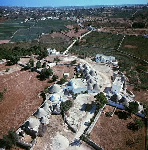 Images Dated 22nd January 2007: View of Trulli houses in the countryside of Alberobello