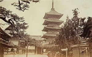 Images Dated 21st November 2011: View of Yanagi Temple, Osaka