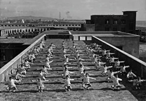 Images Dated 23rd September 2011: Villa Rosa Maltoni Mussolini: young students exercising
