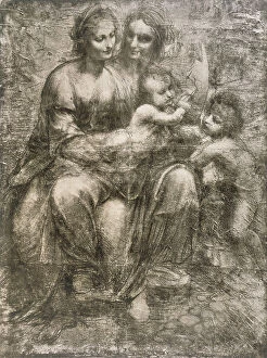 Images Dated 7th December 2007: The Virgin and Child with Saint Anne and the Young Saint John the Baptist