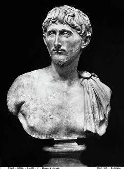 Images Dated 31st August 2010: Virile bust, probably of Lepidus, preserved in the Vatican Museums, Vatican City