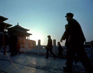 Images Dated 16th July 2008: Visitors of the Forbidden City of Beijing, 1969