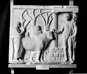 Images Dated 25th May 2010: Votive bas-relief, National Archaeological Museum, Venice