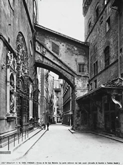 Florence Collection: West side of the Church of Orsanmichele, Florence