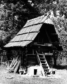 Images Dated 4th March 2010: Wood hut in Katrga, Serbia