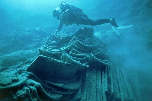 Images Dated 21st February 2008: Wreck of the tiles to Tasbuko on the coast of Anatolia, Aegean, Turkey