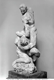 Images Dated 17th October 2006: Two wrestlers, terracotta sculptural model attributed to Michelangelo Buonarroti (1475-1564)