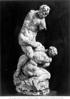 Images Dated 17th October 2006: Two wrestlers, terracotta sculptural model attributed to Michelangelo Buonarroti (1475-1564)